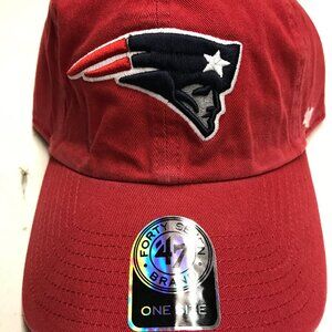 Red Adjustable One size New Era 59Fifty New England Patriots Classic Cap Hat